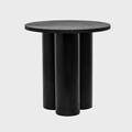 Masuta de cafea Lumbera, Homla, 40x45 cm, MDF, negru