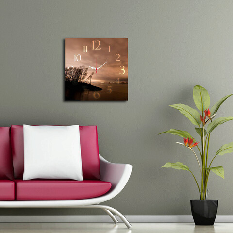Ceas de perete, msk-39, mdf, dimensiune: 40 x 40 cm, multicolor