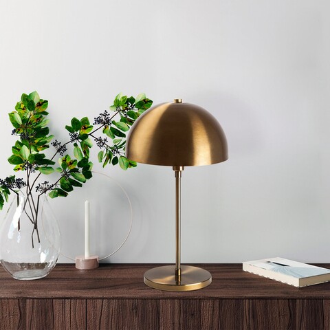 Lampa de masa, Varzan – 10857, Fulgor, 28 x 50 cm, 1 x E14, 40W, aramiu antic Iluminat