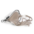 Husa pentru spalat sutiene, Brabantia, Wash bag, 26.5x18.5x15.5 cm, textil, alb/gri