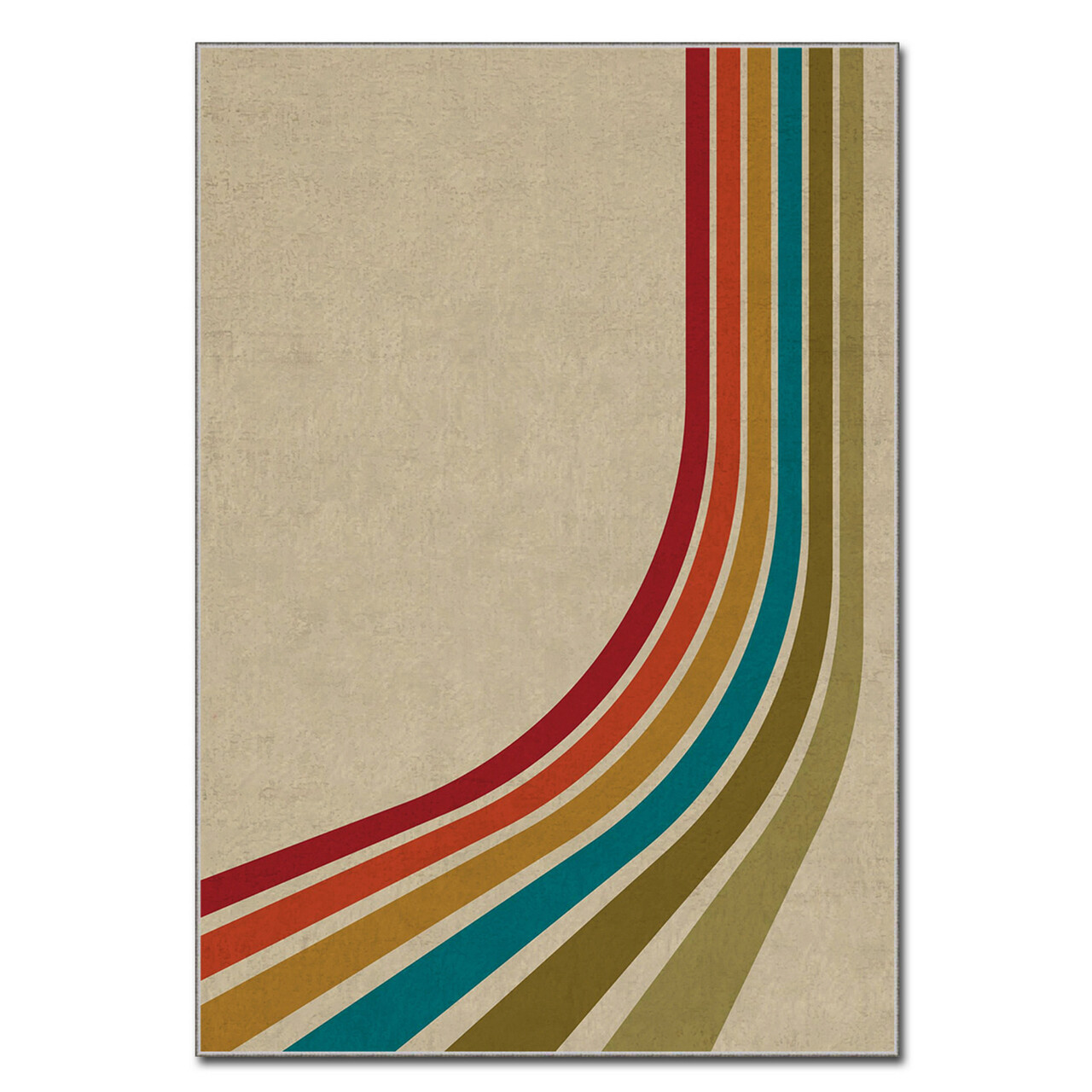 Covor, ASR CRPT-3 , 80x140 cm, Poliester, Multicolor