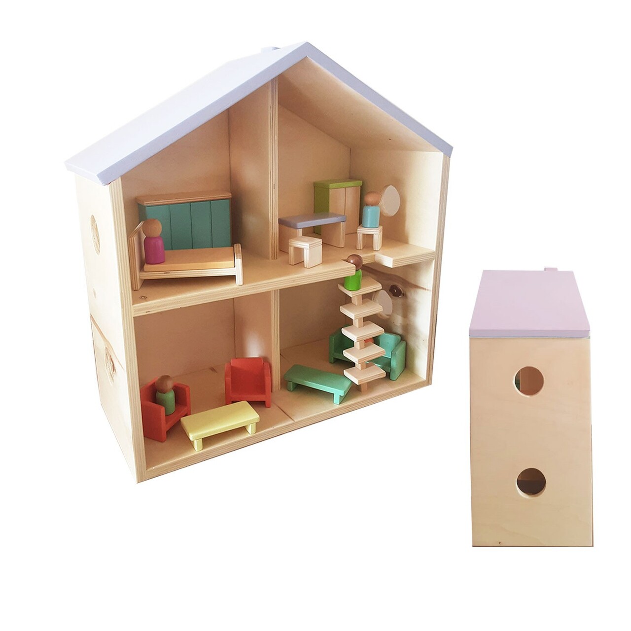 Jucarie pentru landou/carucior, Hanah Home, House Game, 59x60x25 cm, Multicolor - view 5