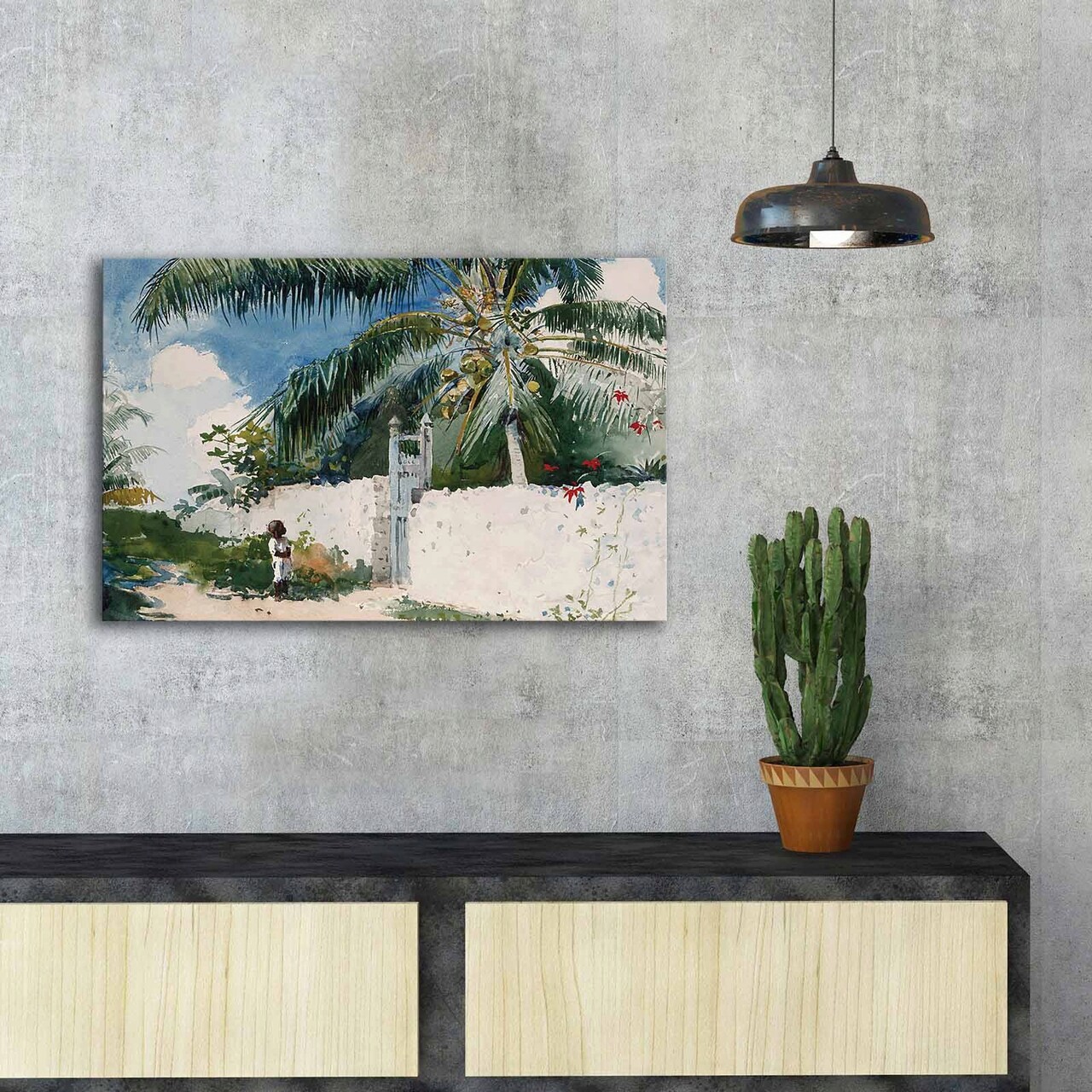 Tablou decorativ FAMOUSART-076 Dimensiune: 45 x 70 cm Multicolor