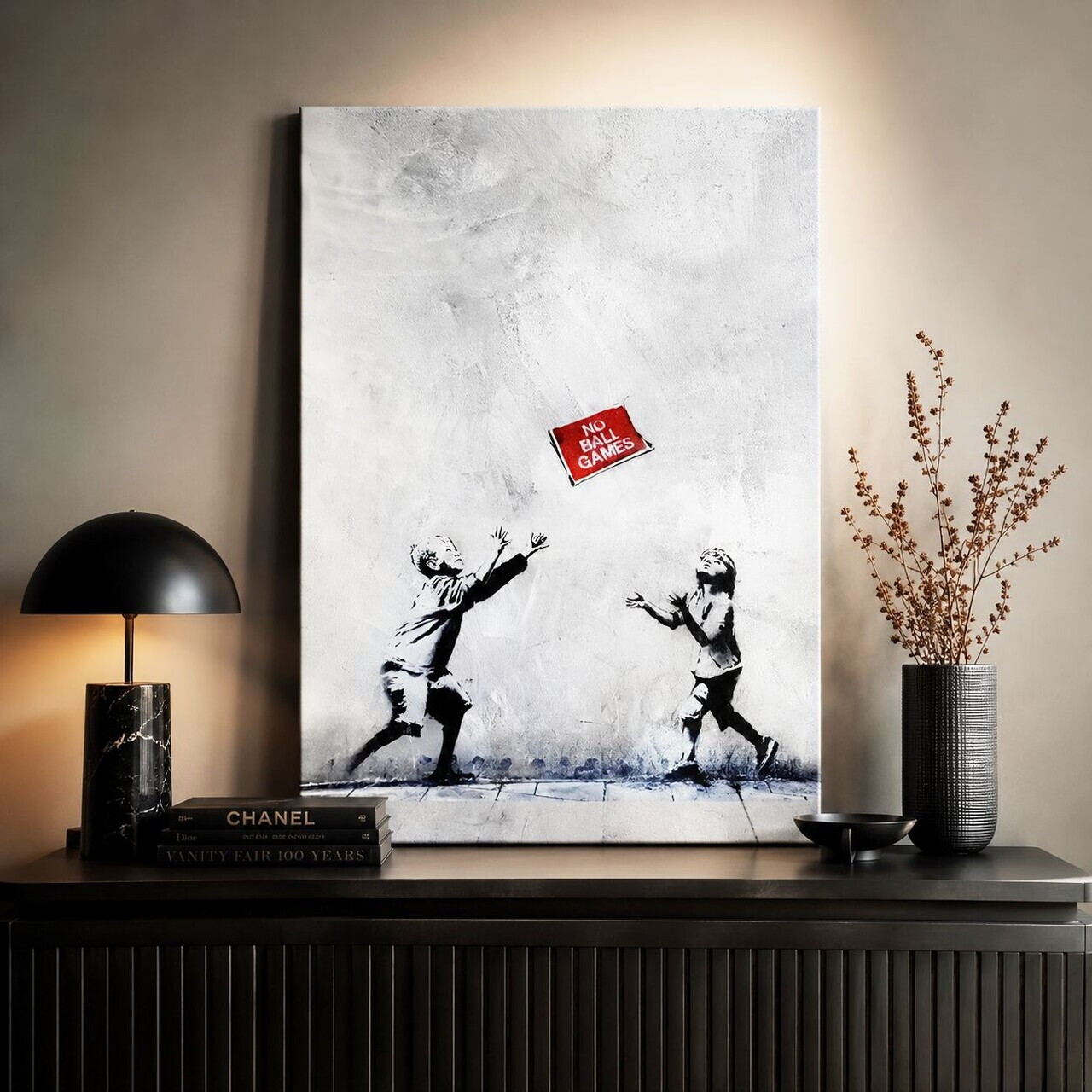Tablou decorativ, KNV12049, Canvas, Cadru: 100% lemn (grosime: 3 cm), Multicolor — imaginea 2