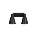 Aplica de perete, Fulgor, 942FLG2194, Metal, Negru