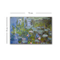 Tablou decorativ, 4570MONET016, Canvas, Lemn, Multicolor