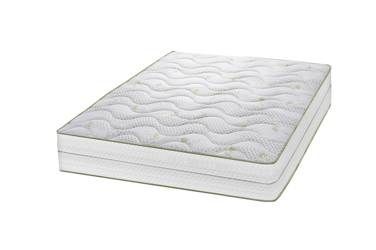 Saltea ortopedica Aloe Vera PLUS Dual Confort, 180x200x30cm, Memory 4 cm, 7 zone de confort, reversibila, fermitate medie - imagine 2