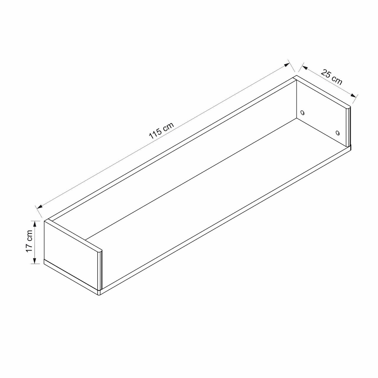 Comoda TV, Hanah Home, Valento, 180x52x36 cm, Piatră Lunii / Travertin — imaginea 7