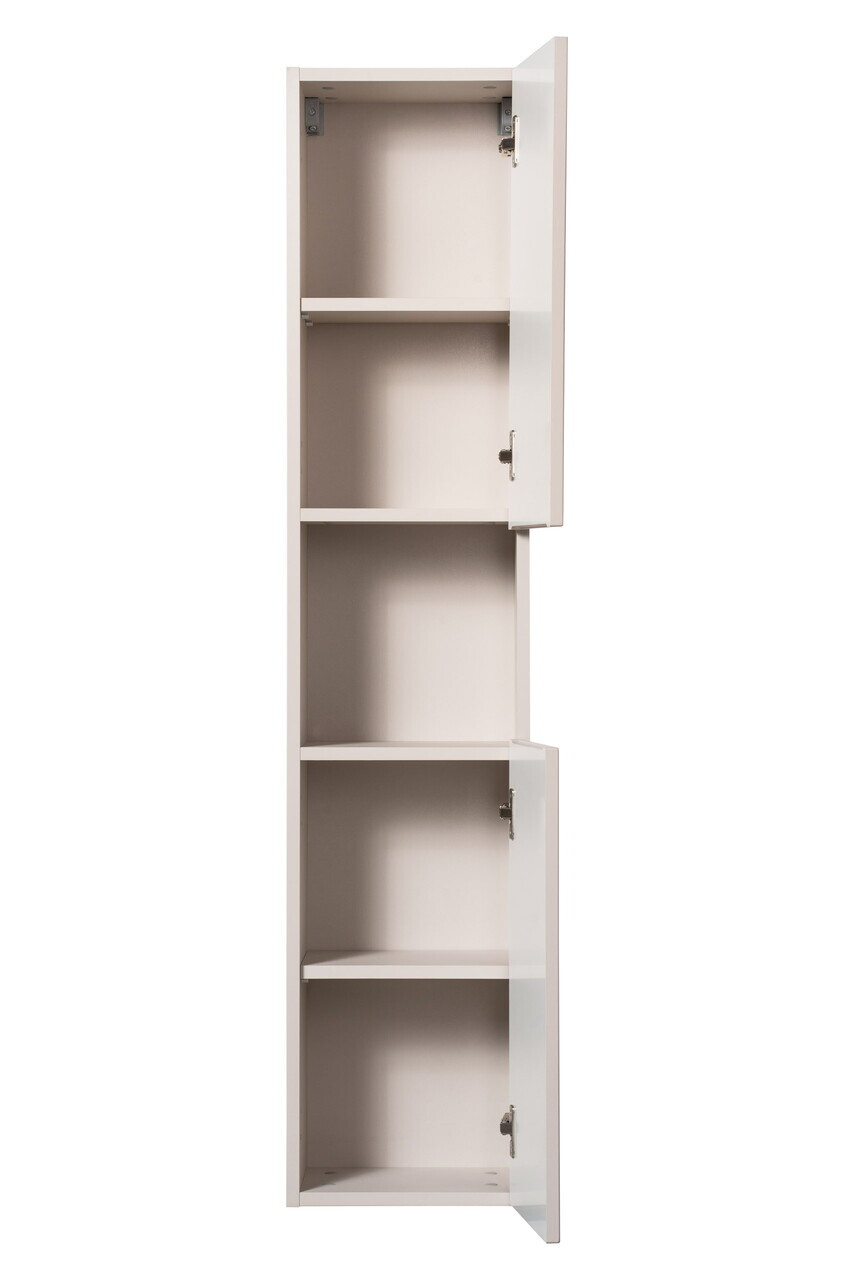 Dulap inalt cu usi, cu fixare pe perete, Nova Cashmere, Comad, 30x25x140 cm, MDF/PAL laminat, casmir mat — imaginea 4