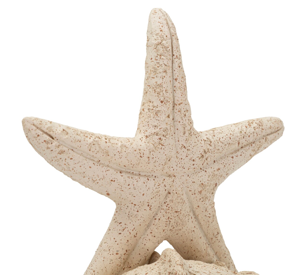 Decoratiune, Mauro Ferretti, Star Fish, 18x13x21.2 cm, polirasina, bej - imagine 4