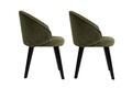 Set scaune 2 piese, Wayland, Bentley, Verde/Negru