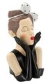 Figurina /sculptura decorativa Woman Hollywood -A, Mauro Ferretti, 17x14x30.5 cm, polirasina, multicolor