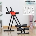 Aparat pentru abdomen pliabil cu ghid de exercitii, Plawer InnovaGoods, 93x83x44 cm