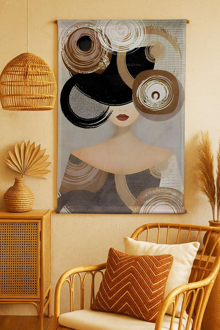 Tablou decorativ, Polybaby 38, Lățime: 100 cm Înălțime: 140 cm, Multicolor - view 2