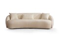 Canapea 3 locuri, Atelier del Sofa, 560ARE5230, Cadru: LEMN/PAL, Crem