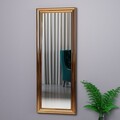 Oglinda decorativa, Siam, Smooth, 40x105x3 cm, MDF , Bronz
