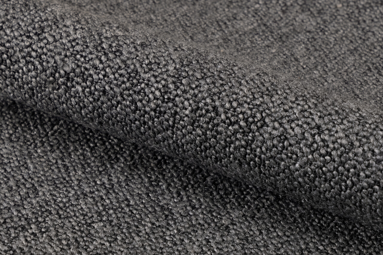 Scaun Aura, Actona, 62x61x90 cm, rotativ, tesatura Boucle/otel, antracit - view 3
