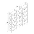 Corp biblioteca, Rani, HC107, Nuc / Negru