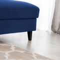 Coltar extensibil dreapta 4 locuri ELTAP, Foble, 267x196x100 cm, lemn/poliester, albastru inchis