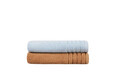 Set prosoape de maini 2 piese, Beverly Hills Polo Club, 410, Bumbac, Caramel / Albastru