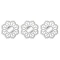 Set 3 oglinzi decorative Ferguson, Versa, 25 x 25 cm, plastic, alb