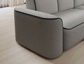 Coltar dreapta 4 locuri ELTAP, Ume, 287x190x88 cm, lemn/poliester, gri/gri inchis