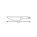 Cutitul bucatarului Presto, Tescoma, 20 cm, inox/plastic, bleumarin