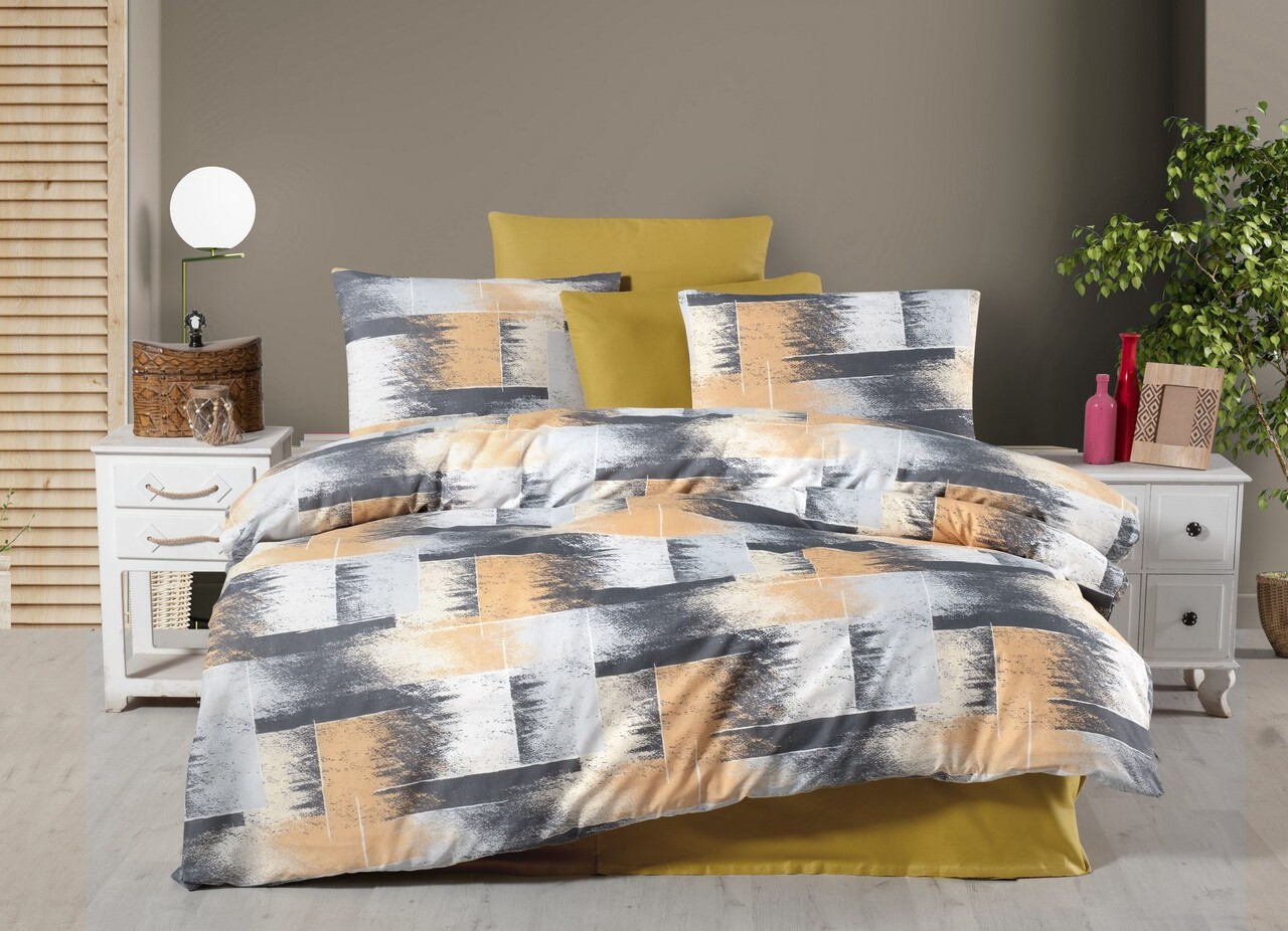 Lenjerie de pat pentru o persoana, Shadow, Life Style, 50% bumbac / 50% poliester