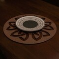 Set suporturi pentru farfurie, Payna, 790PYN1119, Lemn , Produs lucrat manual, Wenge