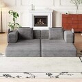 Canapea extensibila 3 locuri, Atelier del Sofa, 326NYR1153, Gri