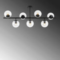 Lustra, Fulgor, 942FLG1218, Metal, Negru