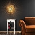 Aplica de perete Lion, Maison In Design, Ø56 cm, 1 x E27, 100W, negru