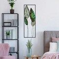 Decoratiune de perete, Nezgep 3, Metal, Dimensiune: 32 x 90 cm, Multicolor