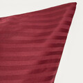 Lenjerie de pat King Size, Agnes, Homla, 3 piese, 200x220 cm, fibre de poliester si bumbac, visiniu