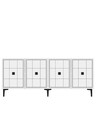 Consola, Hanah Home, Yuka 150, 150x75x32 cm, PAL , Stejar Safir / Alb