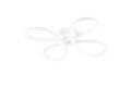 Plafoniera Fly, TRIO, 40x40x7.5 cm, 22W, 1x SMD, metal, alb mat