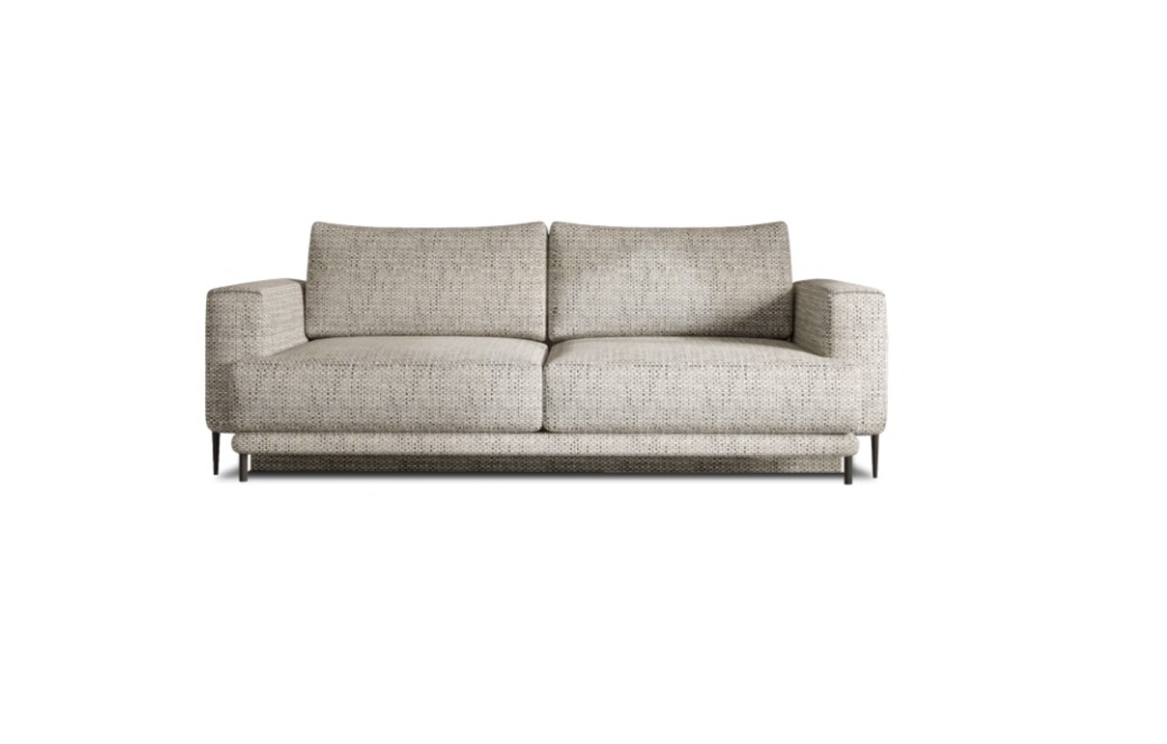 Canapea extensibila 4 locuri ELTAP, SO-DAL-130MA, Dalia, 248x84x95 cm, lemn/poliester, gri - 1 | YEO