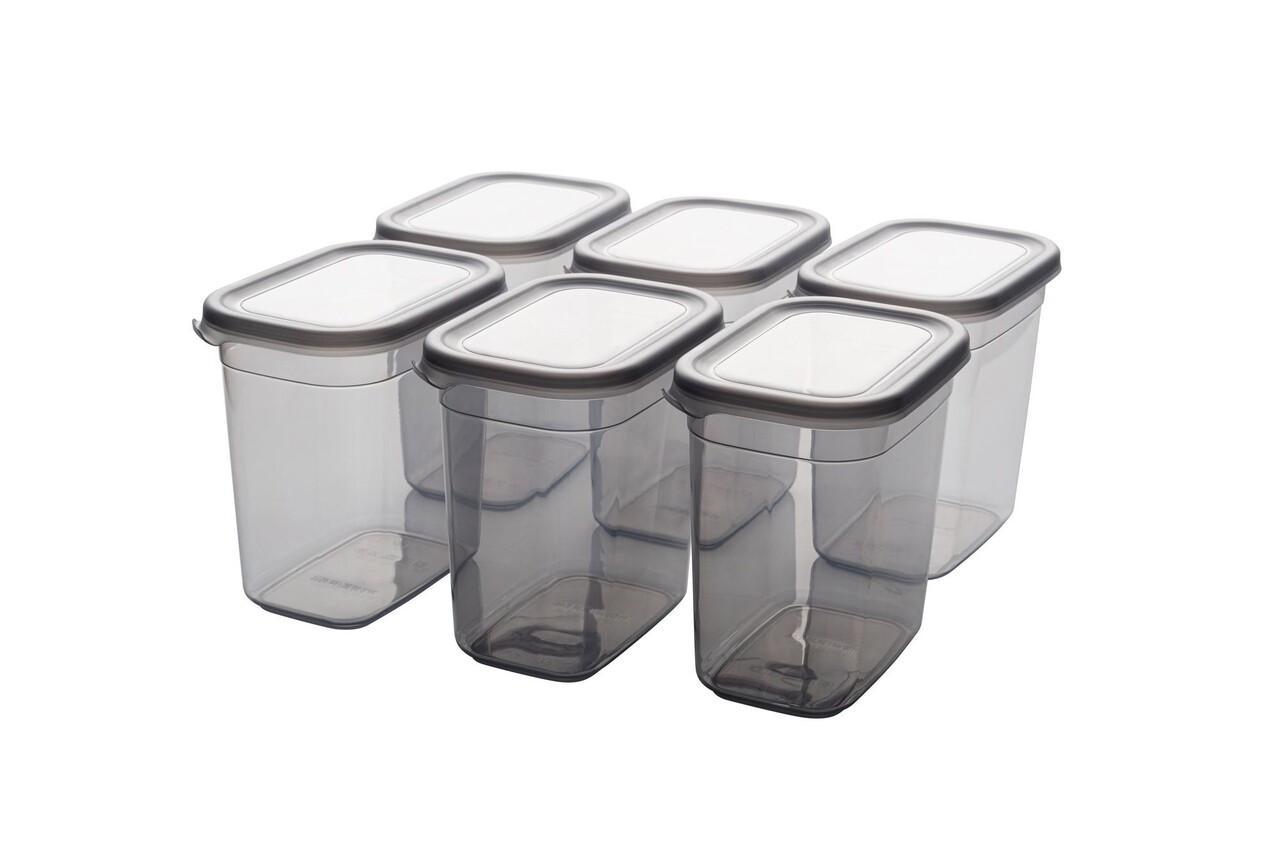 Set recipiente depozitare, Hermia, 964FRM5332, Antracit — imaginea 4