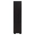 Vitrina cu 2 usi si 4 sertare, Chic, L.100 l.50 H.200, mdf/pal/furnir de mesteacan, wenge