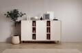 Comoda ADRK, Tili 3D 6P, 157.7x40.8x95 cm, PAL laminat, bej