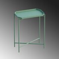 Masuta de cafea, Cerritos, Shb-009-D, 26x56x40 cm, Metal, Verde