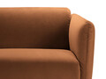 Canapea 2 locuri, Noomi-88, Micadoni Home, 162x94x75 cm, catifea, miere