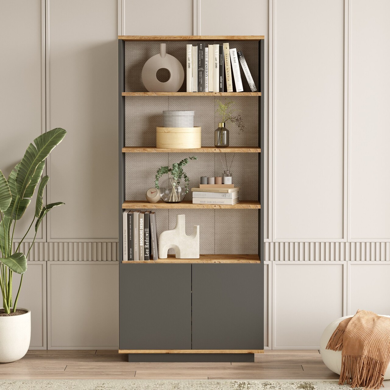 Corp biblioteca, Locelso, FR16-AA, Pin Atlantic / Antracit