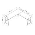 Birou, Minerva, Team L, 180x76x60 cm, PAL, Dore