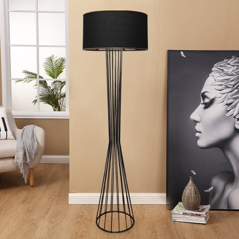 Lampadar, ayd-3058, insignio, 38 x 155 cm, 1 x e27, 60w, negru