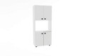 Dulap pentru bucatarie, Puqa Design, Ayaz, 60x140x31.4 cm, PAL, Alb