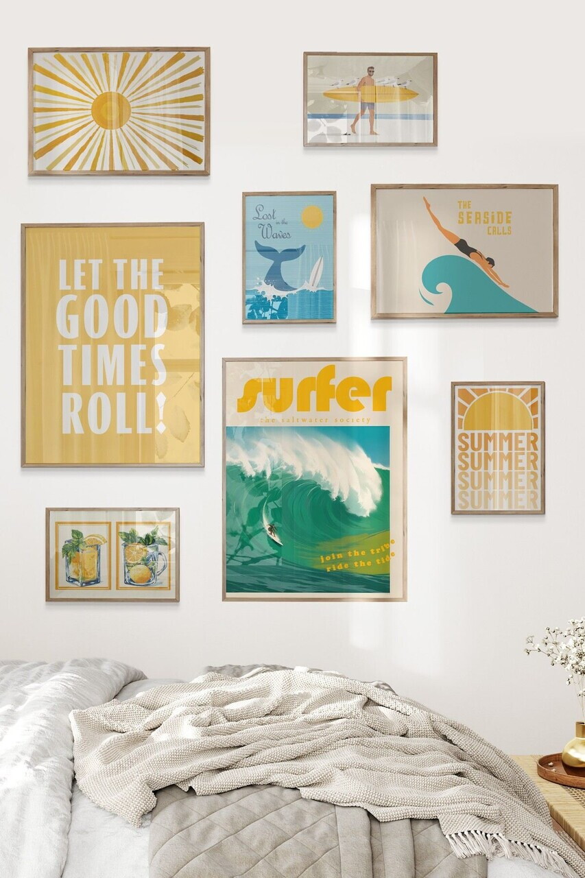 Tablou decorativ, Çgs-057-Wooden-Byk, Lemn masiv, Față: 100% PVC STICLĂ, Multicolor - view 2