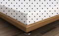 Cearceaf de pat cu elastic, 160x200 cm, 100% bumbac ranforce, Beverly Hills Polo Club, BHPC 035, alb