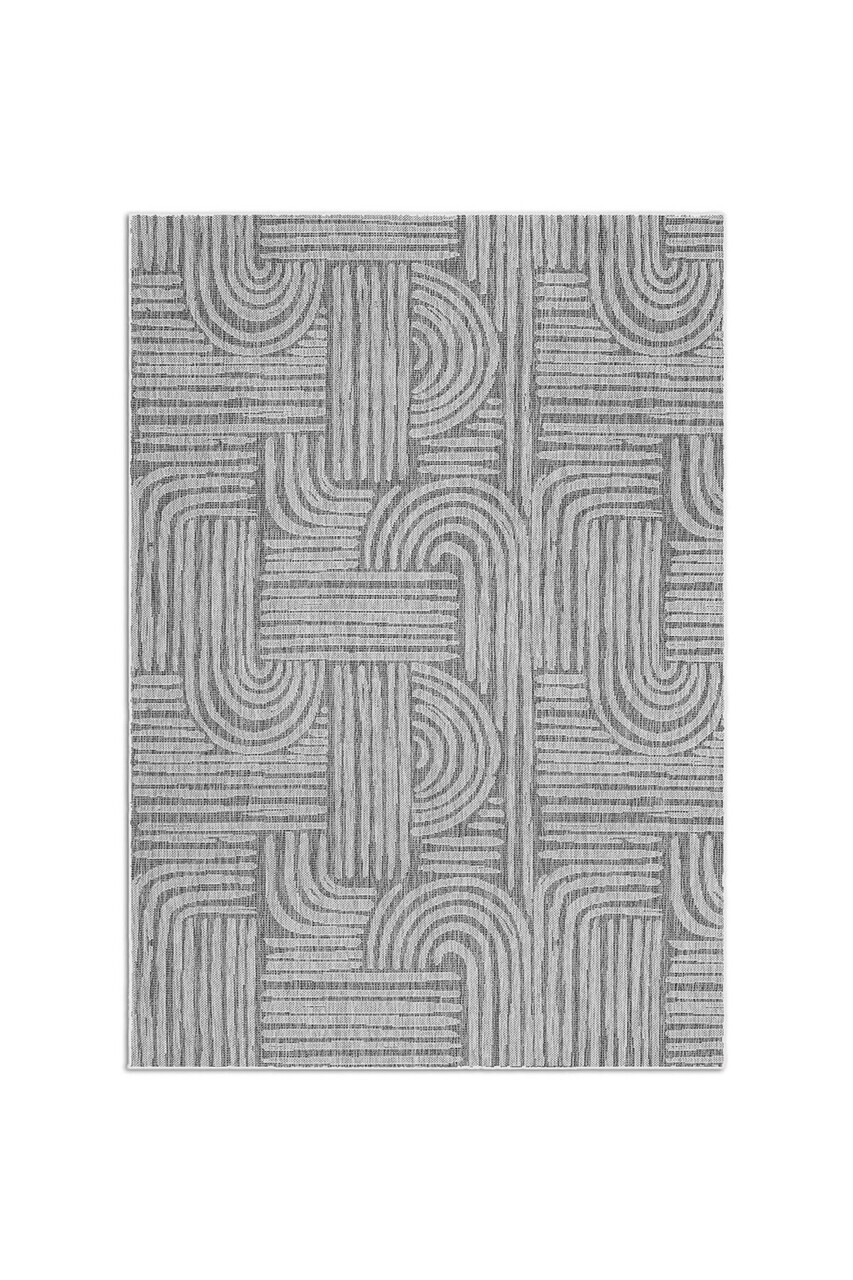 Covor, CLR-7290-HALI-65, 100x250 cm, Poliester, Gri — imaginea 2