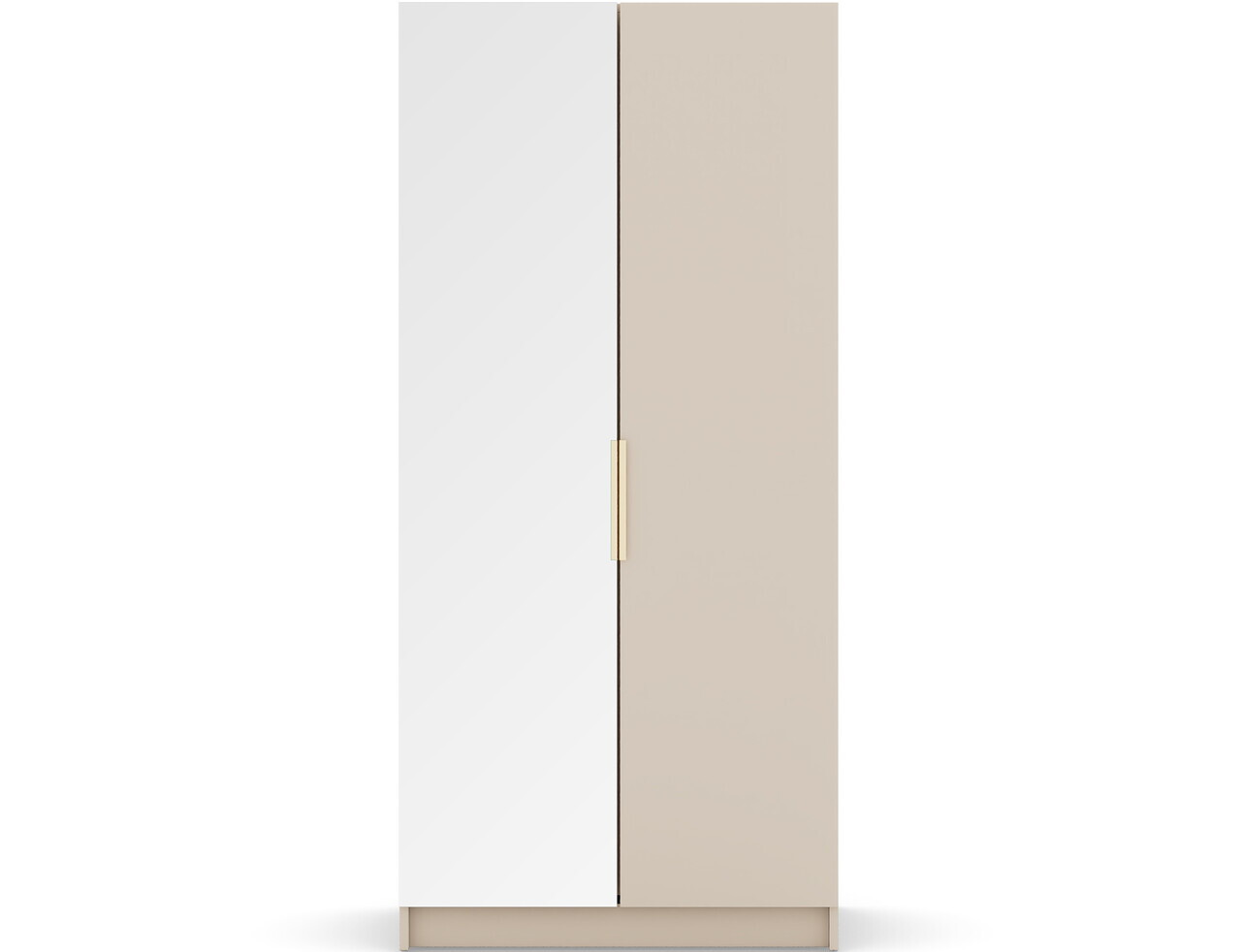 Dulap pentru haine cu oglinda ELTAP, KM1-SZA100, Mirtillo, 100x60x216 cm, PAL laminat, casmir — imaginea 7